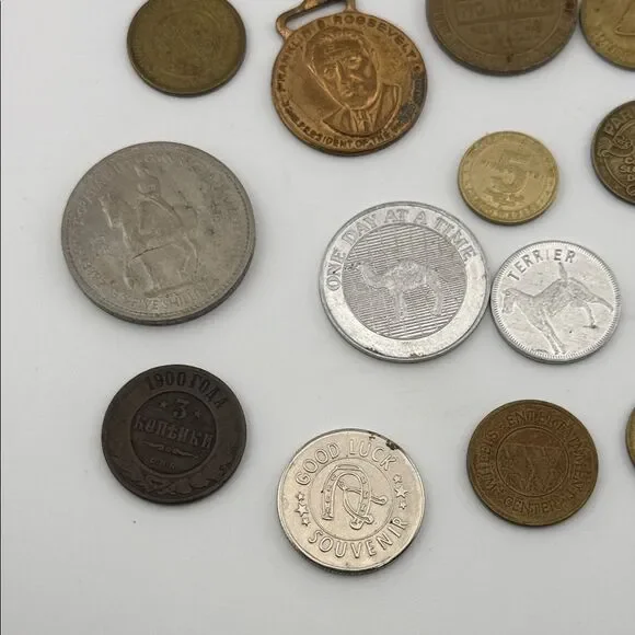 Assorted Vintage Token Coins Collection - Picture 2 of 7